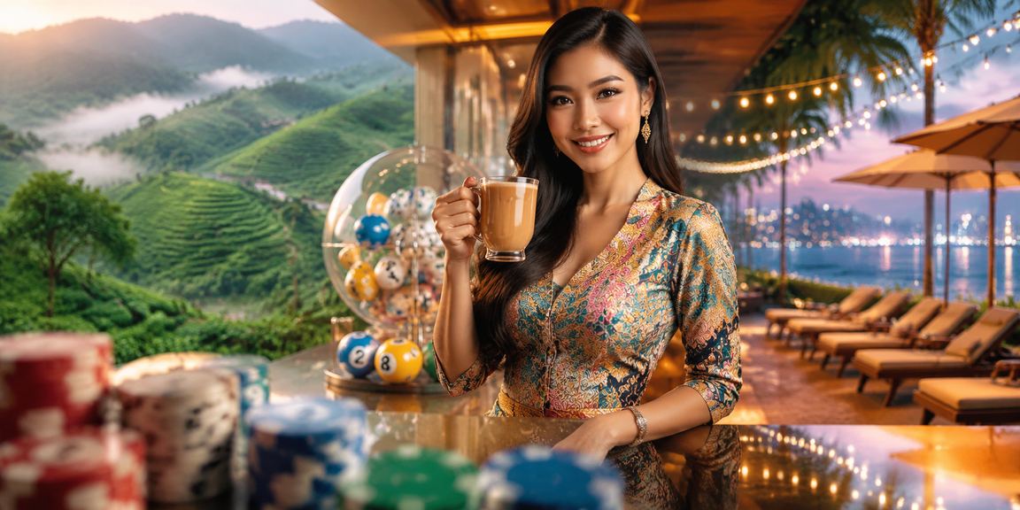Paparan undian Malaysia bergaya Melayu dengan nombor keberuntungan