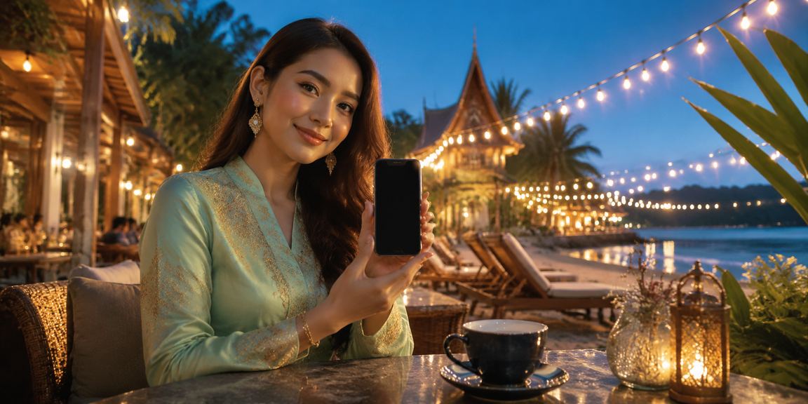 Suasana kasino mudah alih sempena Hari Raya di Sarawak dengan dekorasi perayaan yang meriah